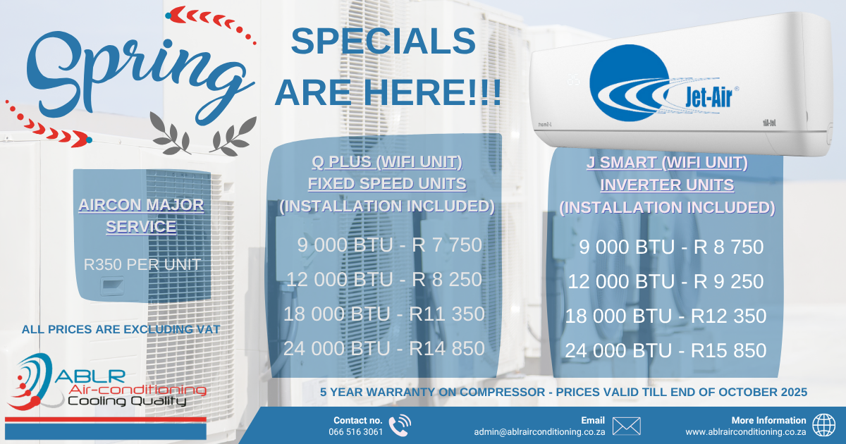 5 year warranty on compressor - prices valid till end of september 2025